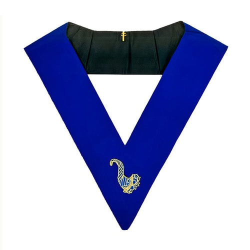 Riaz Impex Masonic Collars Junior Steward Blue Lodge Collar – Royal Blue
