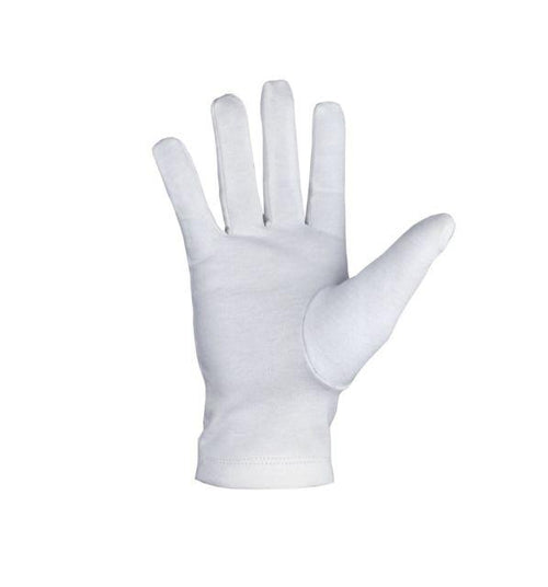 Riaz Impex Masonic Gloves Master Mason Blue Lodge Gloves – White Cotton with Yellow Square & Compass G