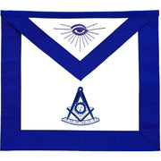 Past Master Blue Lodge Apron – Royal Blue Grosgrain Ribbon