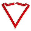 Past Preceptor English Knights Templar Collarette – Red & White