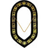 Knights Templar Chain Collar – Gold Plated on Black Velvet
