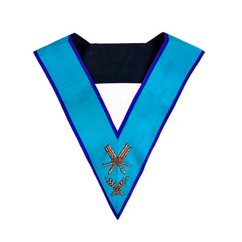 Secretary Memphis Misraim Officer Collar – Hand Embroidery – product view