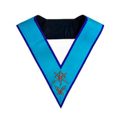 Master of Ceremonies Memphis Misraim Officer Collar – Hand Embroidery