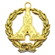 Senior Warden Blue Lodge Collar Jewel – Gold Plated