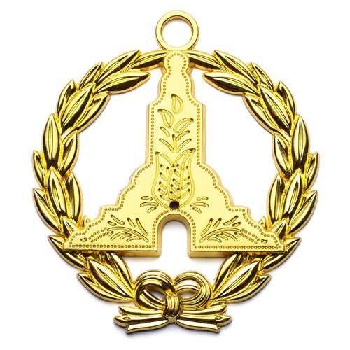Senior Warden Blue Lodge Collar Jewel – Gold Plated – product view