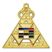 Past High Priest Royal Arch Collar Jewel – Gold Plated
