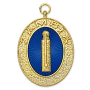 Grand Junior Warden Provincial Craft Collar Jewel – Gold & Blue