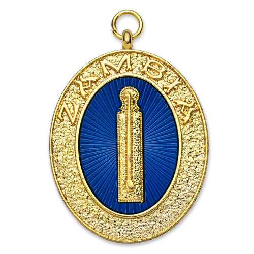 Grand Junior Warden Provincial Craft Collar Jewel – Gold & Blue – product view