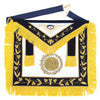 Grand Master Blue Lodge Apron – Black Velvet & Gold Emblem With Wreath