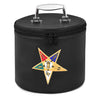 OES Fez Case – Black Imitation Leather with OES Emblem