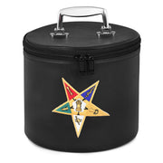 OES Fez Case – Black Imitation Leather with OES Emblem
