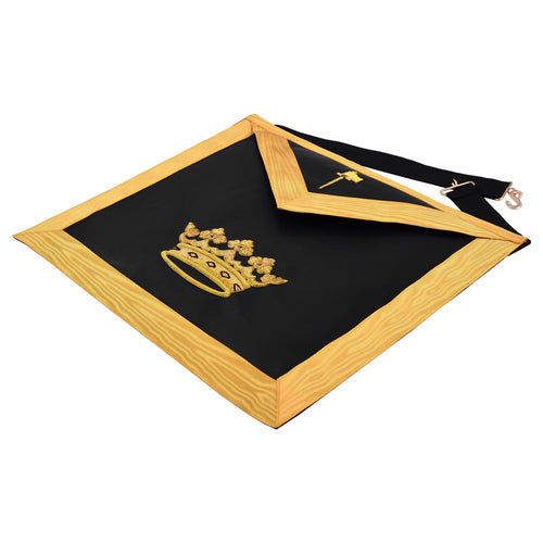 Grand Tiler of Solomon Apron – Hand Embroidery Gold Bullion – detail 2