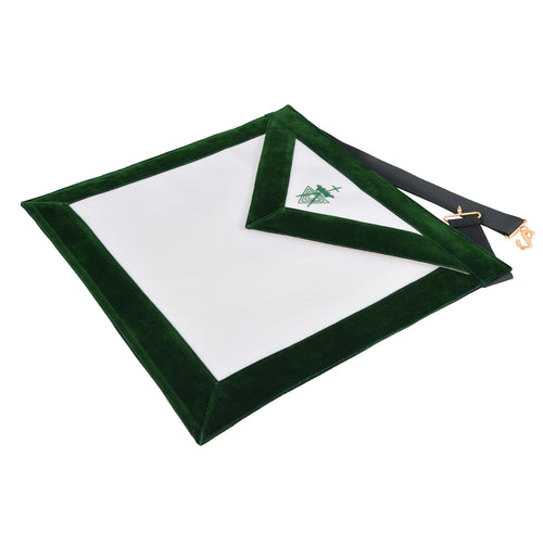Member Allied Masonic Degrees Apron – Dark Green – detail 2