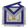 Past Master Blue Lodge Apron – Gold Bullion With Silver Braid Fringe