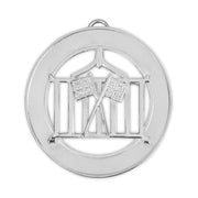 Allied Masonic Degrees Officer Collar Jewel – Silver Plated