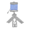 Past Master Blue Lodge Pennsylvania Regulation Breast Jewel – Silver Plated