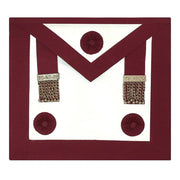 Provincial Steward Craft Apron – White & Maroon