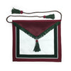 Member The Royal Order of Scotland Apron – White, Maroon & Green