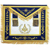 Master Mason Blue Lodge Apron – Royal Blue Machine Embroidery