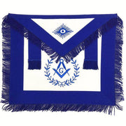 Master Mason Blue Lodge Apron – Royal Blue & White