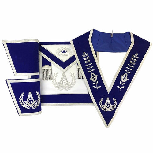 Master Mason Blue Lodge Regalia Set – Hand Embroidery – detail 3