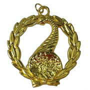Junior Grand Steward Blue Lodge Officer Collar Jewel – Gold Metal