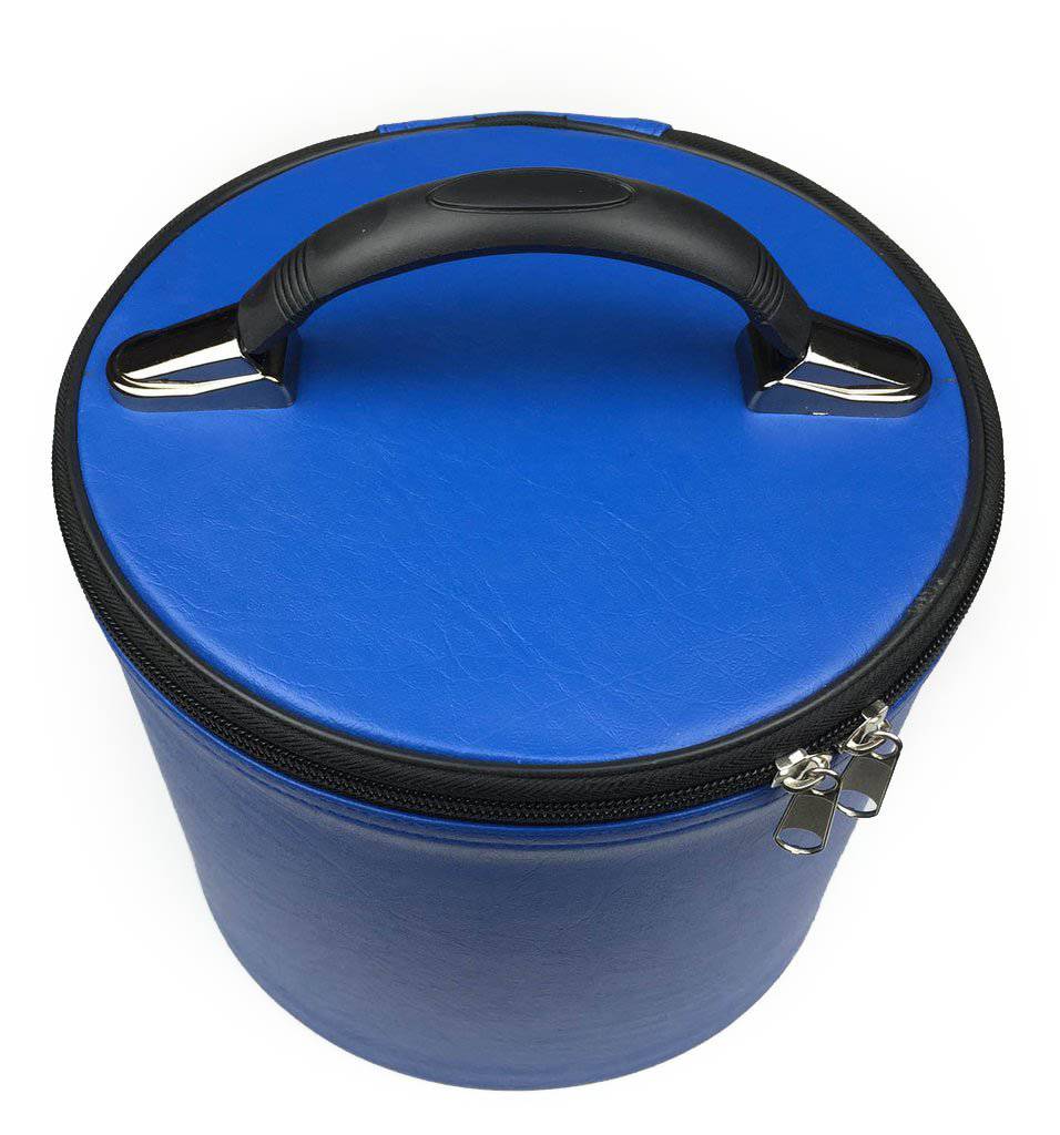 Universal Fez Case – Imitation Blue Leather – detail 2