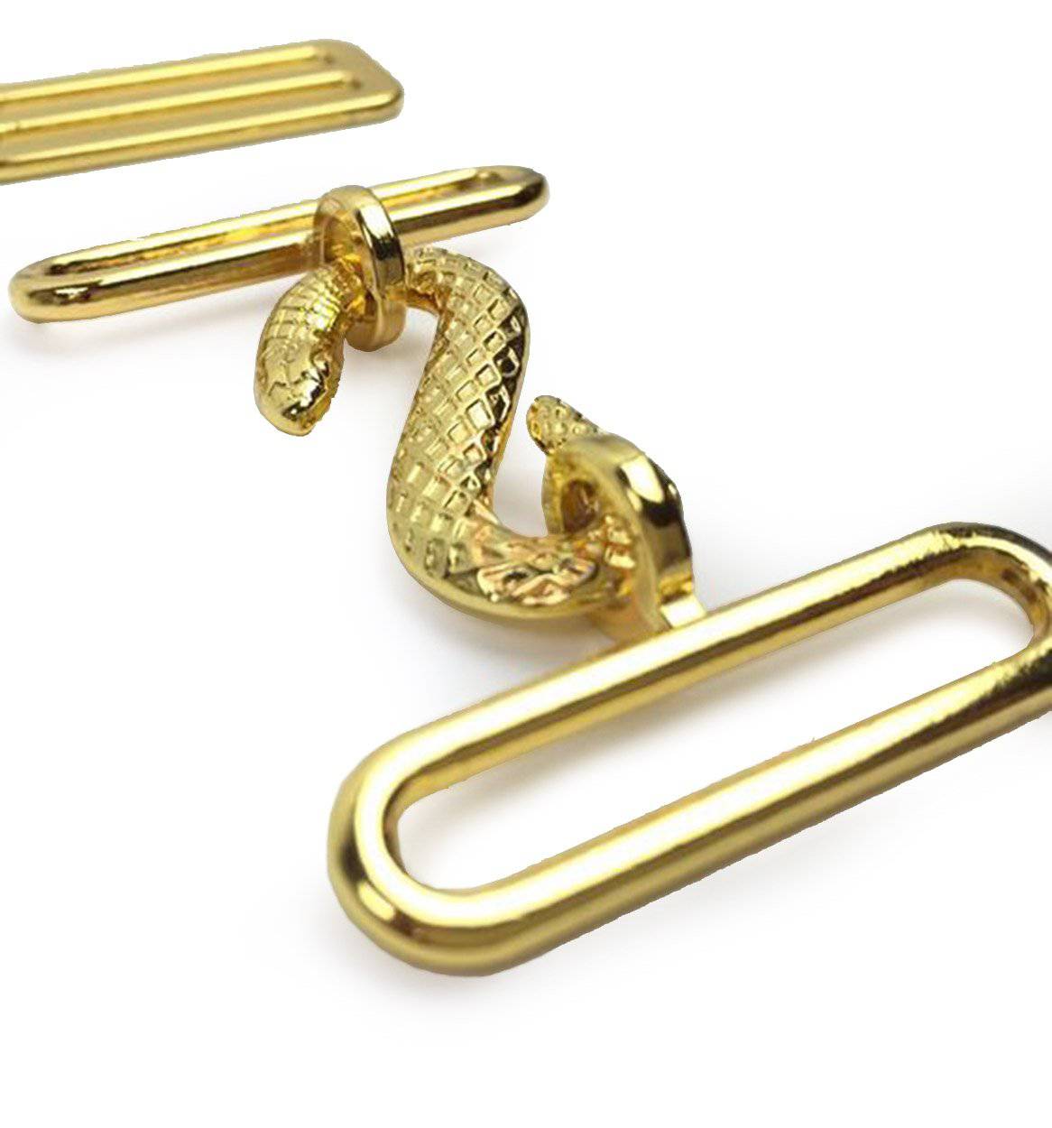 Universal Apron Belt Accessory – Silver/Gold Snake Set – detail 2