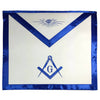 Master Mason Blue Lodge Apron – Blue Satin Square & Compass G
