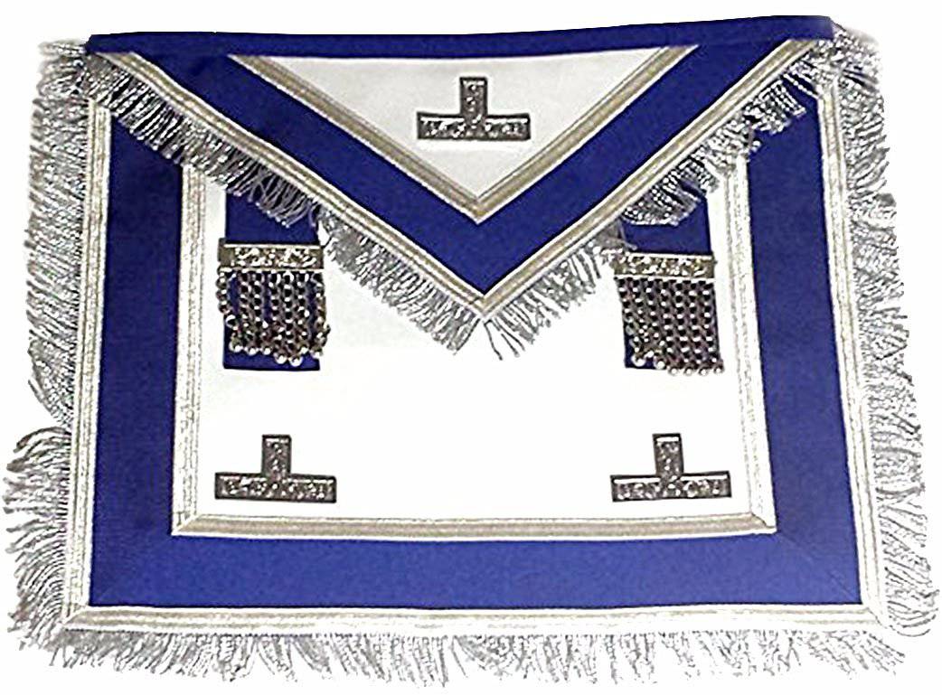 Worshipful Master Past Master Blue Lodge Canada Regulation Apron – Royal Blue – detail 2