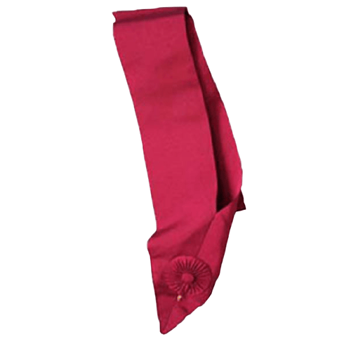 Royal Order Of Scotland Sash – Crimson with Rosette – product view