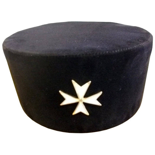 Order of Malta Crown Cap – Black with Silver Badge – product view