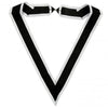 Officers Order of Malta Collarette – Black & White Moire
