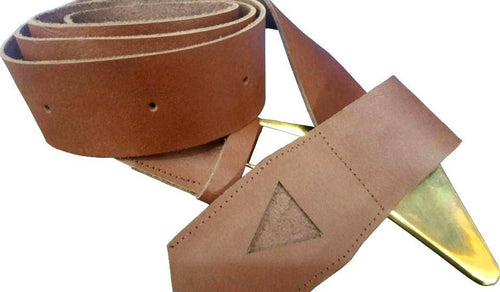Universal Regalia Belt – Brown & Black – detail 3