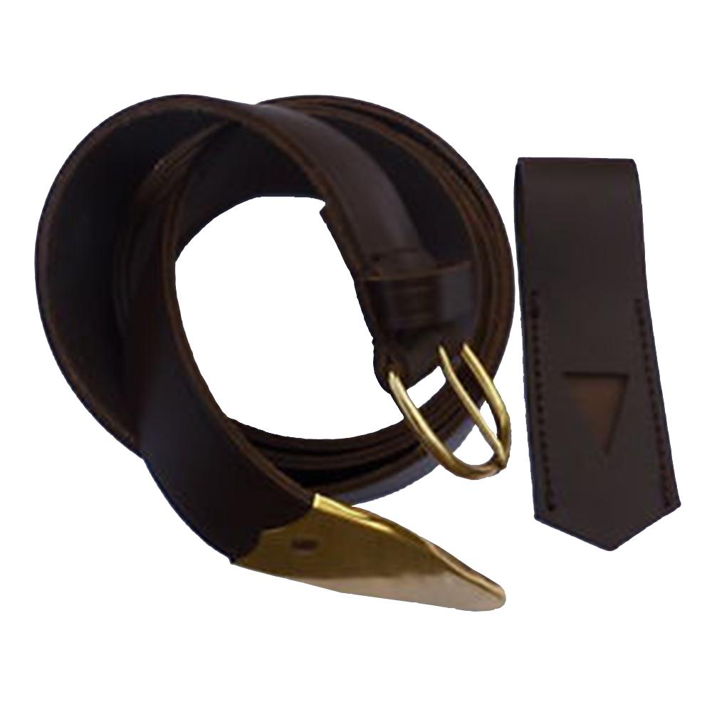 Universal Regalia Belt – Brown & Black – detail 2