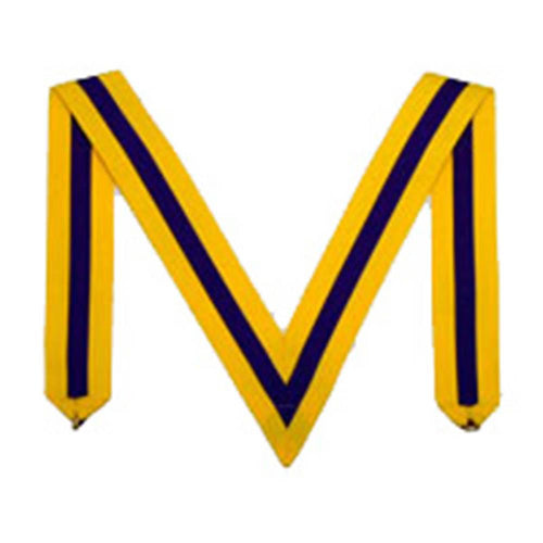 Supreme Ruler Order of The Secret Monitor Collarette – Blue & Yellow – product view