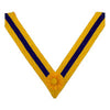 Past Supreme Ruler Order of The Secret Monitor Collarette – Yellow & Blue