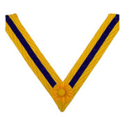 Past Supreme Ruler Order of The Secret Monitor Collarette – Yellow & Blue
