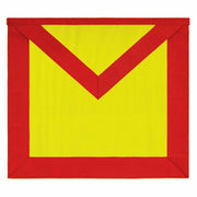 17th Degree Scottish Rite Apron – Red & Yellow Hand Embroidery