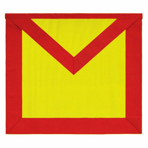 17th Degree Scottish Rite Apron – Red & Yellow Hand Embroidery – product view