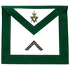 Worshipful Master Allied Masonic Degrees Apron – Green Velvet