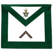 Worshipful Master Allied Masonic Degrees Apron – Green Velvet