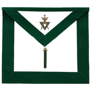 Sentinel Allied Masonic Degrees Apron – Green Velvet