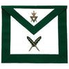 Secretary Allied Masonic Degrees Apron – Green Velvet