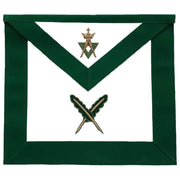 Secretary Allied Masonic Degrees Apron – Green Velvet