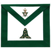 Senior Warden Allied Masonic Degrees Apron – Green Velvet