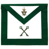 Treasurer Allied Masonic Degrees Apron – Green Velvet