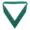 Past Master Allied Masonic Degrees Collarette – Bottle Green Moire
