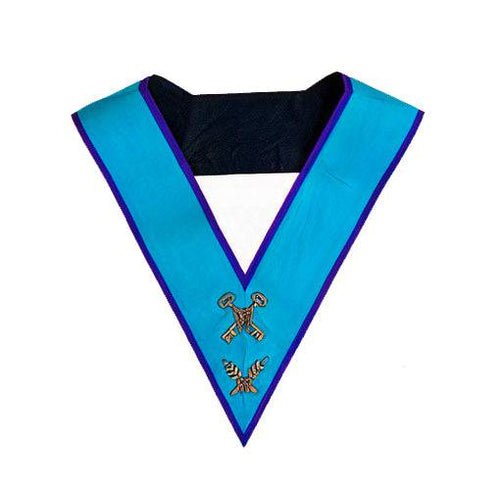 Treasurer Memphis Misraim Officer Collar – Hand Embroidery – product view