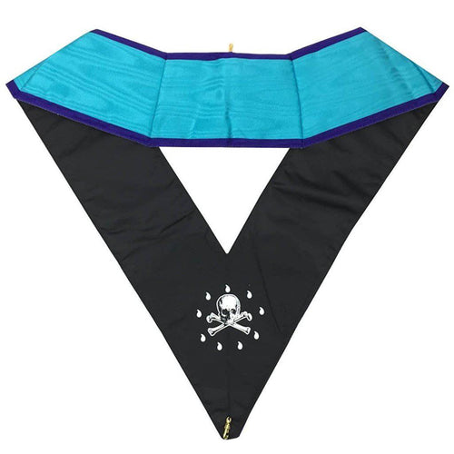 Treasurer Memphis Misraim Officer Collar – Hand Embroidery – detail 2